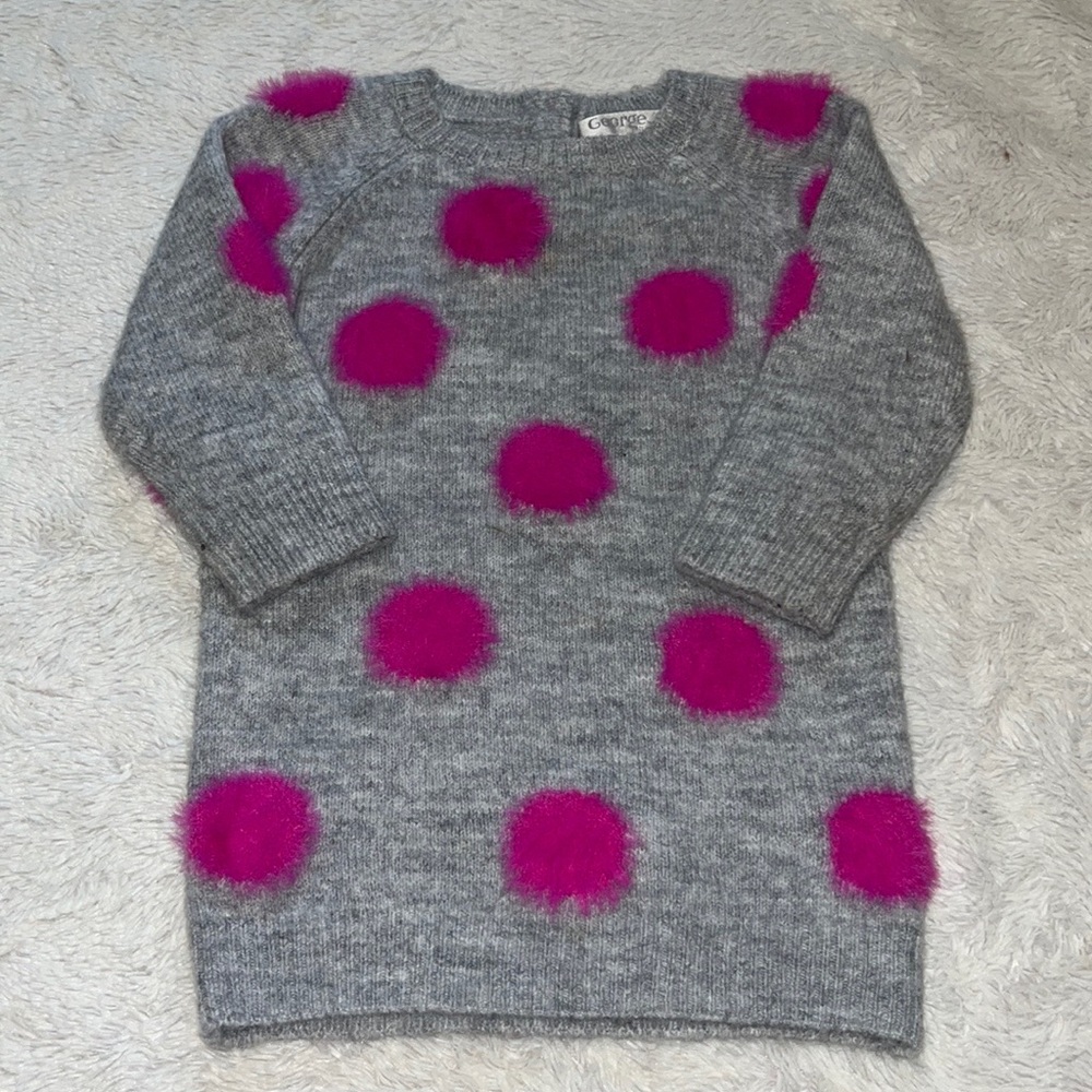 (3 for $10) George Pom Pom Dress